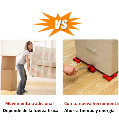 Sistema De Transporte De Muebles 4 Pcs